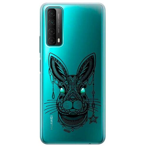 Ультратонкий силиконовый чехол-накладка ClearView для Huawei P Smart 2021 с 3D принтом Grand Rabbit ультратонкий силиконовый чехол накладка clearview для huawei p smart 2021 с 3d принтом cute kitties