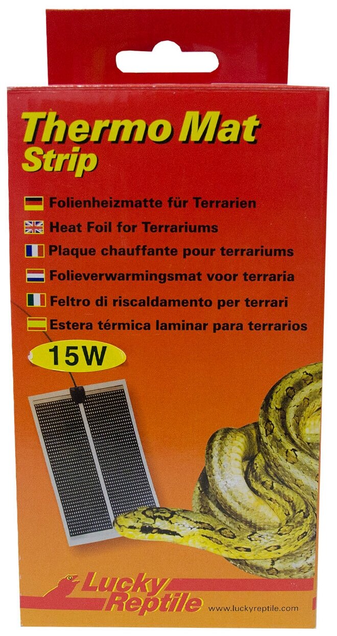 LUCKY REPTILE Термоковрик "Thermo mat Strip15Вт", 58х15см (Германия) - фото №3