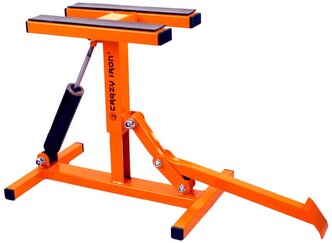 Подставка мотоподъемник CRAZY IRON CROSS/ENDURO ORANGE PLUS, с демпфером