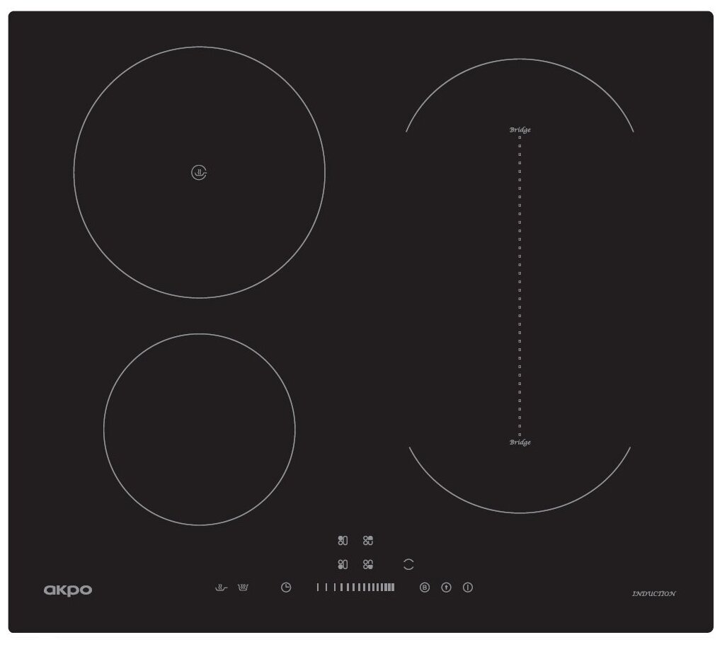 Варочная панель индукционная AKPO РIA 6094117CC BL - фотография № 1