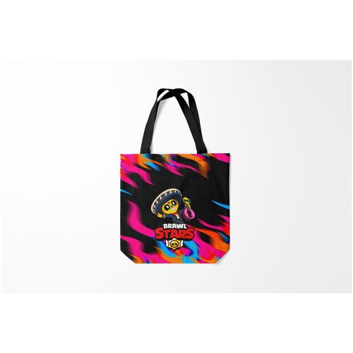 фото Сумка-шоппер / 40х40 см / геймерам / brawl stars поко burnettie