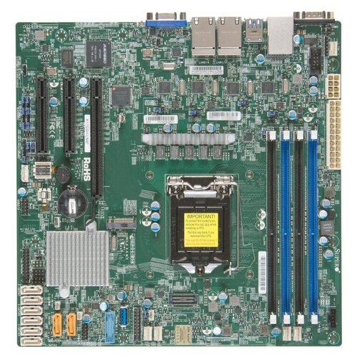 Материнская плата Supermicro X11SSH-LN4F-B OEM материнская плата supermicro x11ssh f b oem