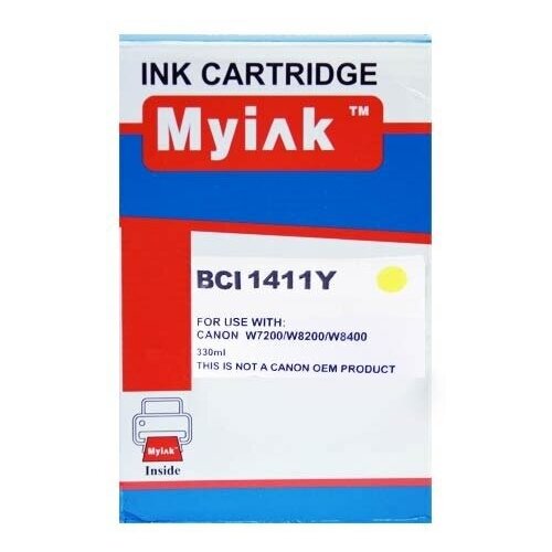 Картридж MyInk для CANON BCI-1411Y W7200/8200 Yellow