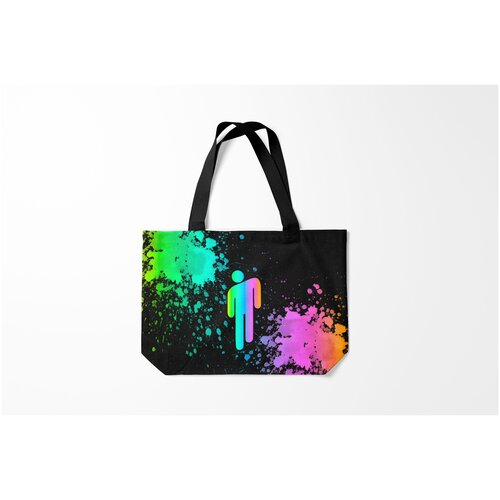 фото Сумка-шоппер / 46х35 см / разная музыка / billie eilish burnettie