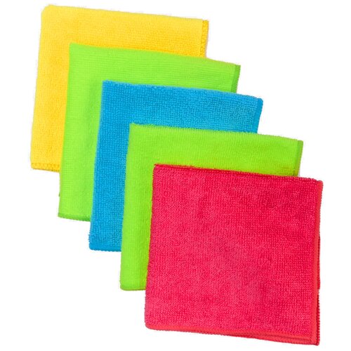 Салфетки из микрофибры, 5шт,29х29см