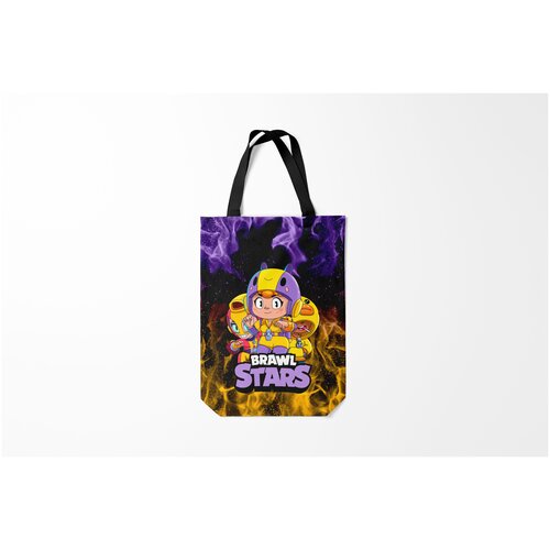 фото Сумка-шоппер / 31х42 см / геймерам / brawl stars bea burnettie