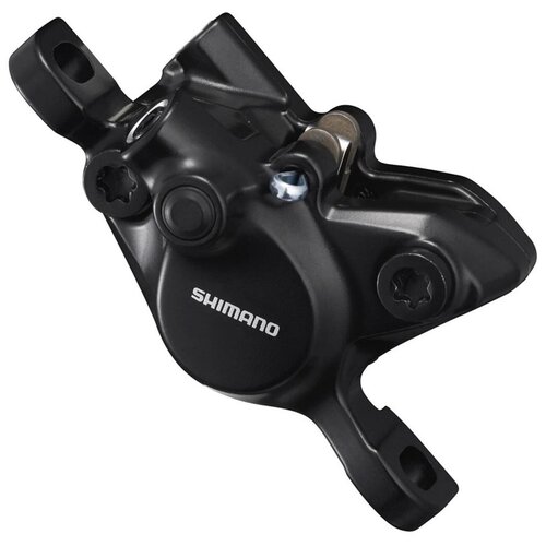 mt410 post mount полимерн колодк b01s без кулера без адапт Тормозной калипер Shimano BR-MT200, Post Mount, передний/задний , без адаптера, колодки в комплекте (B01S)черный в оригинальной коробке!