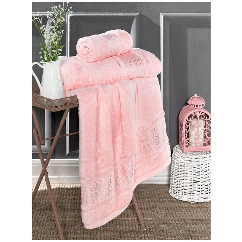 фото Полотенце favori цвет: розовый (70х140 см) karna