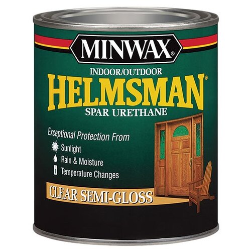 Minwax Helmsman прозрачный, полуглянцевая, 0.473 л