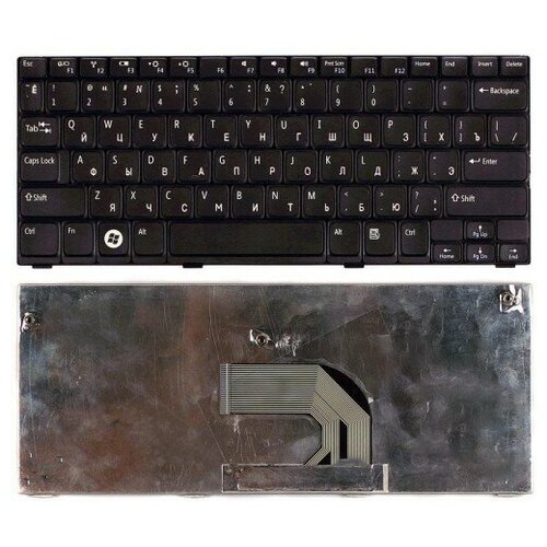Клавиатура для ноутбука Dell Inspiron mini 1012 1018 черная клавиатура для dell mini 1110 p n mp 09f23su 698