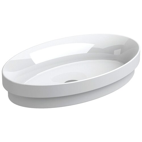 Раковина встраиваемая 63 см Sanitana Ovalo S10063550400000, белый