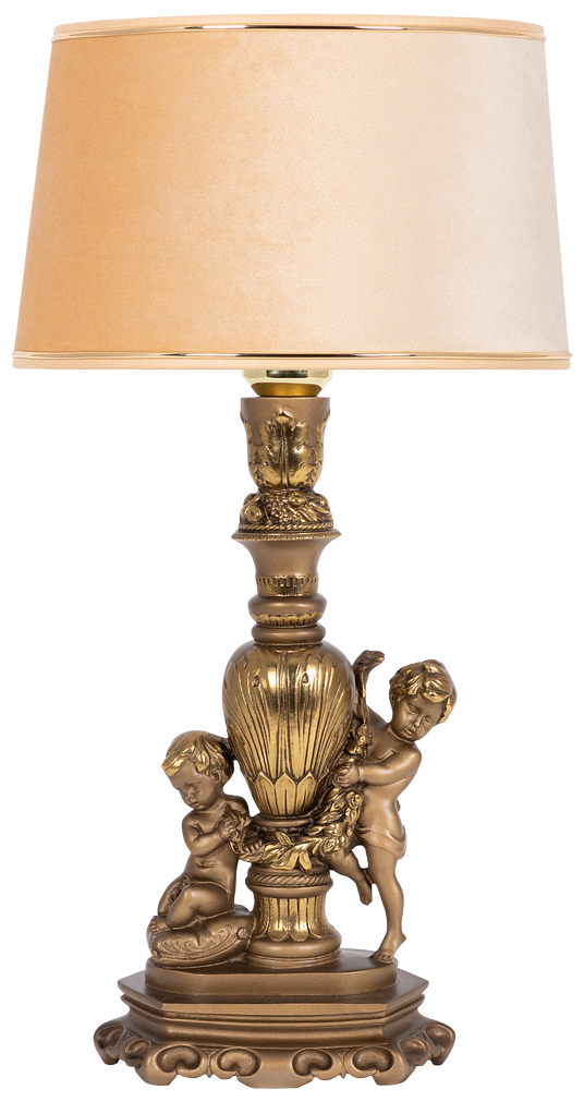 Настольная лампа Bogacho Путти, светло-желтый