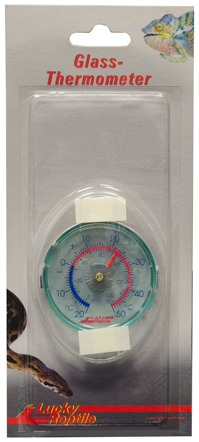 LUCKY REPTILE Термометр стеклянный, механический, 5.5см (Германия)