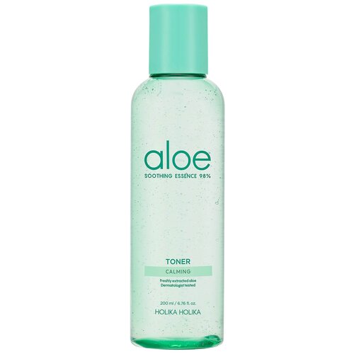 Holika Holika Тонер увлажняющий Aloe Soothing Essence 98% Toner, 200 мл уход за кожей лица holika holika увлажняющий тонер для лица aloe soothing essence 98% toner