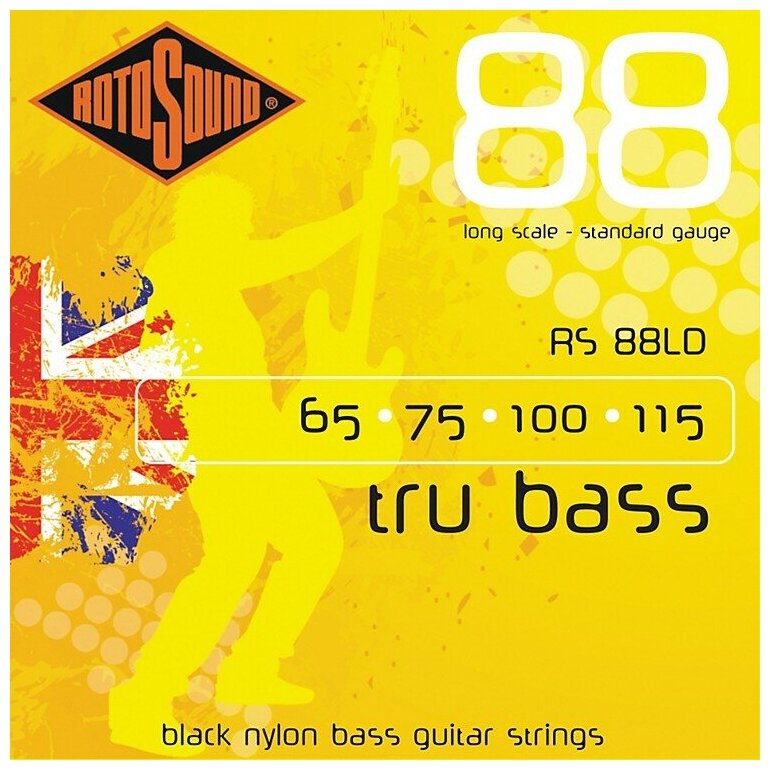 Струны для бас-гитары Rotosound Tru Bass Rs88ld - (65-75-100-115)