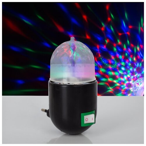 Лампа-ночник хрустальный шар микс, 220V./В упаковке шт: 1