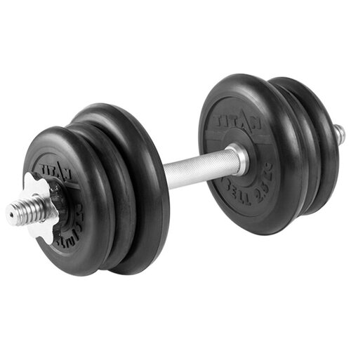 Гантель разборная 12,5 кг TITAN Barbell - d31, Комплектация №2 с железной ручкой