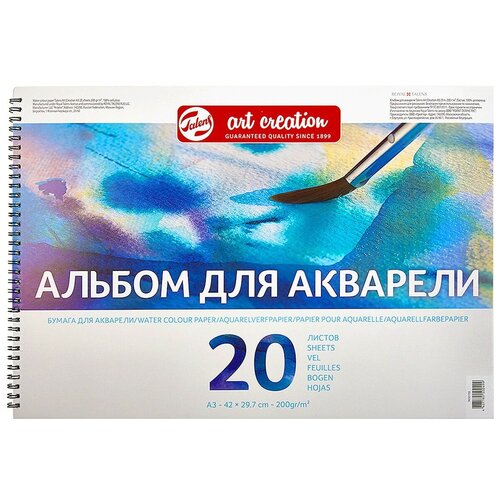 Royal Talens х , , бумага для акварели royal talens альбом для акварели art creation 200г м2 а3 20л спираль