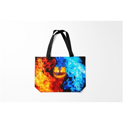 фото Сумка-шоппер / 46х35 см / разная музыка / marshmello halloween burnettie