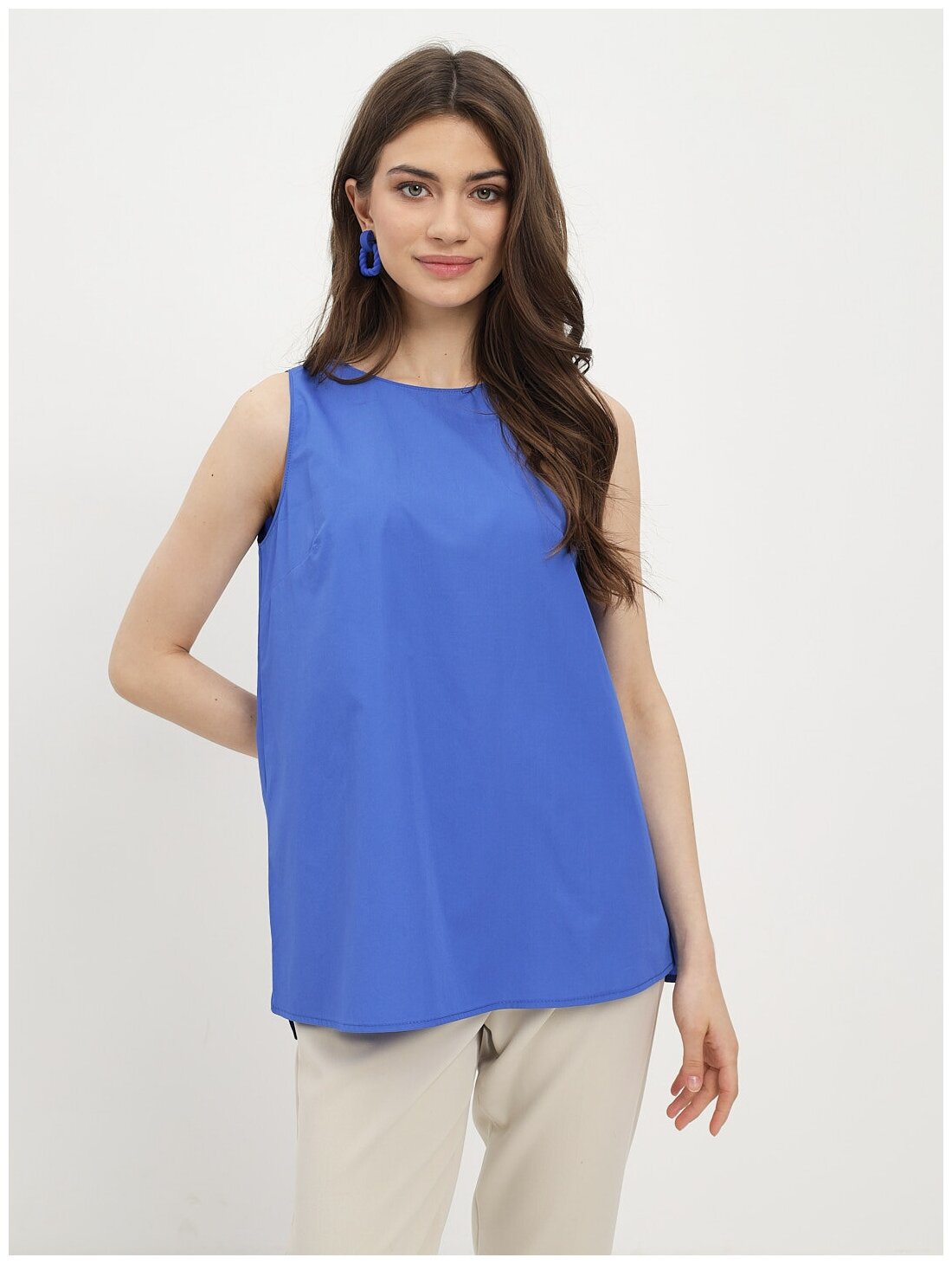 Топ KK-T-002K-JF/Q4-синий