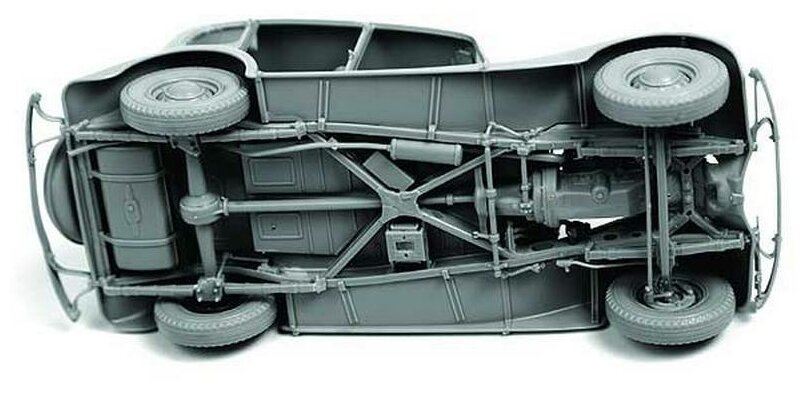 ZVEZDA Сборная модель Советский автомобиль Газ М1 - фото №15