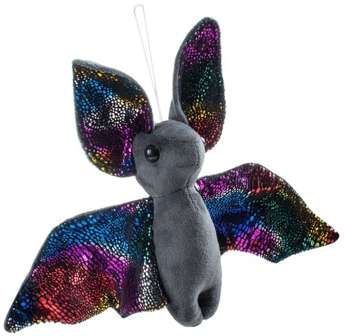 Мягкая игрушка FANCY Летучая мышь, 17 см, серый