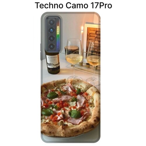 Чехол-накладка с принтом для Тecno Самоn 17 Pro