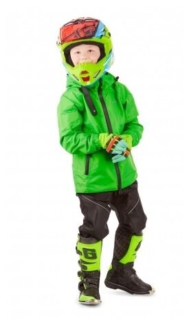 Dragonfly Детский комплект дождевой (куртка брюки) EVO Kids GREEN (мембрана) (р. 128-134)