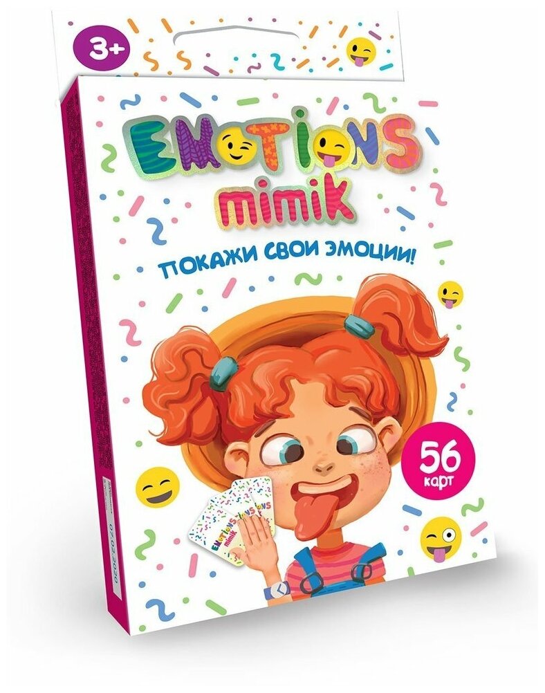 Настольная игра Danko Toys Покажи свои эмоции (EM-01-01)