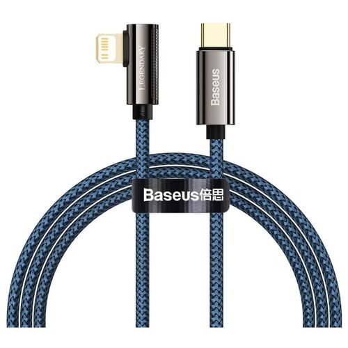 Кабель Baseus Legend Mobile Game Elbow Fast Charging Data Cable USB Type-C to Lightning 20W 1m Blue (CACS000203)