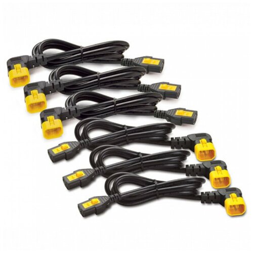 Кабель APC Power Cord Kit 6 ea, Locking, C13 to C14 90 Degree, 1.8m