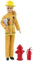 Кукла Barbie в пожарной форме с аксессуарами, 30 см, GTN83