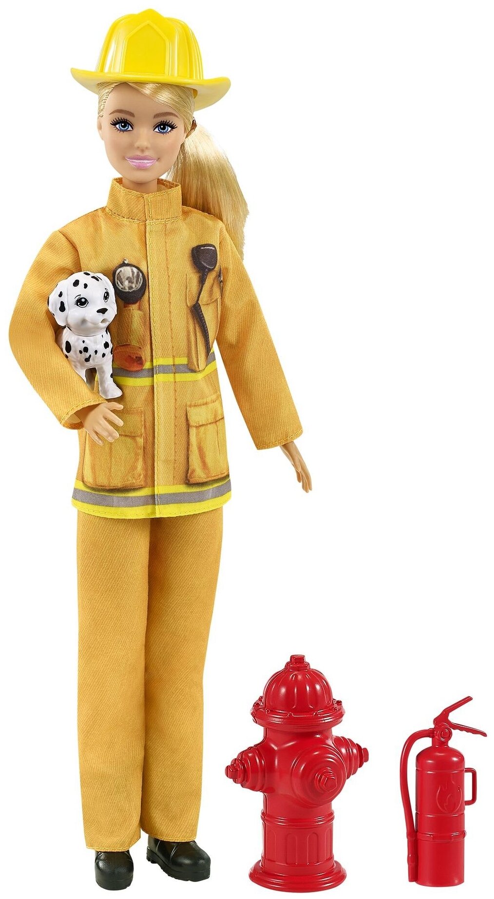 Кукла Barbie Пожарный в форме и с тематическими аксессуарами - фото №1