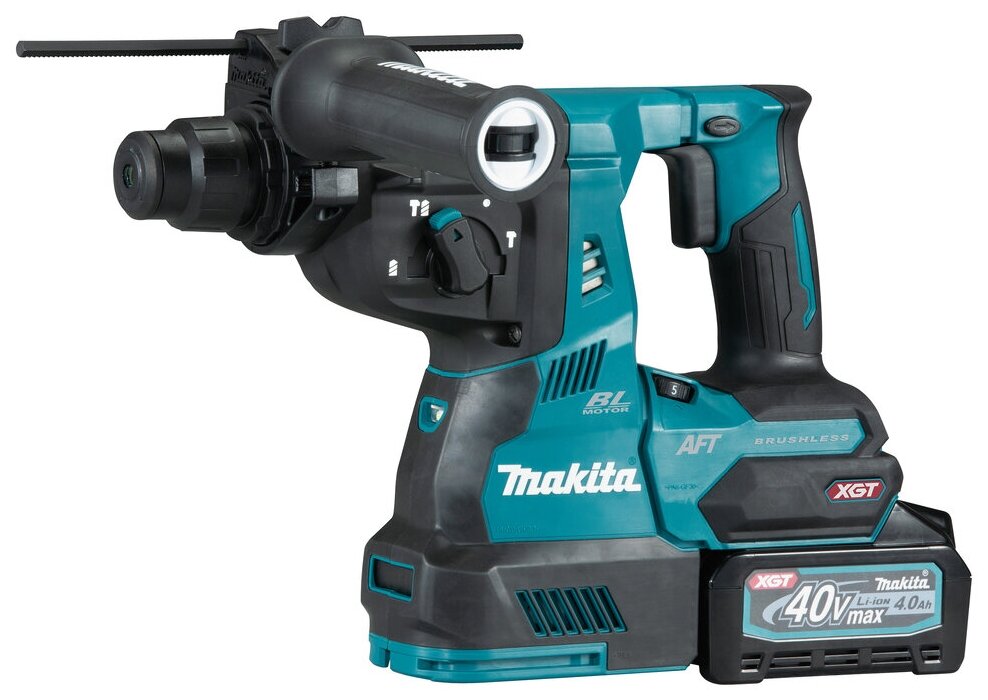 Аккумуляторный перфоратор Makita HR001GM201 199375+ подарок Угловая шлифмашина Makita XGT GA005GZ - фотография № 1