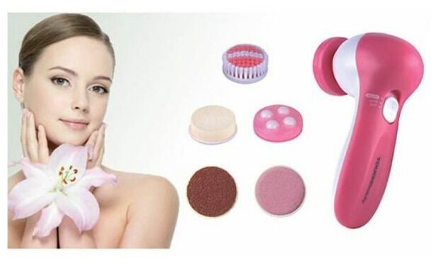 Аппарат для чистки лица 5 in 1 Beauty Care Massager - фотография № 2
