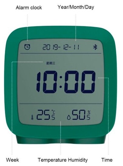 Умный будильник Xiaomi Qingping Bluetooth Alarm Clock Beige (CGD1) - фотография № 2