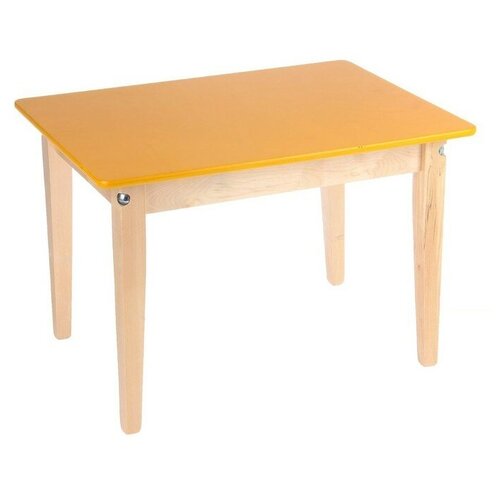 Стол детский №1 (Н:400) (600х450), желтый./В упаковке шт: 1