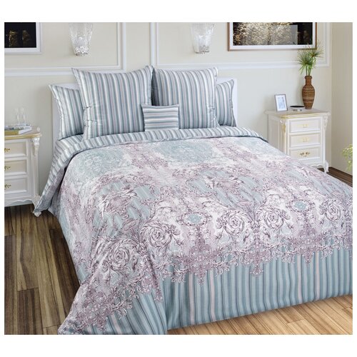 фото Постельное бельё «равель 3», сатин (1,5 спальное) текс-дизайн