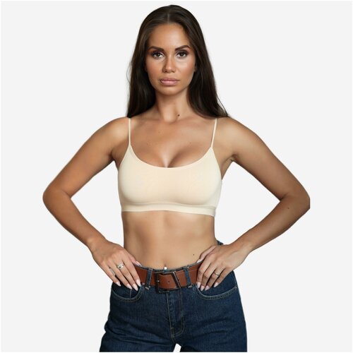 фото Топ berrak, размер s, бежевый