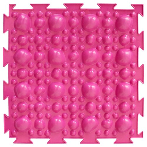 фото Массажный коврик ортодон "камни" жесткие (розовый) 1 пазл