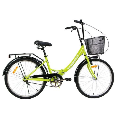 Велосипед Torrent Discоvery 7 корзина зеленый 1636300₽