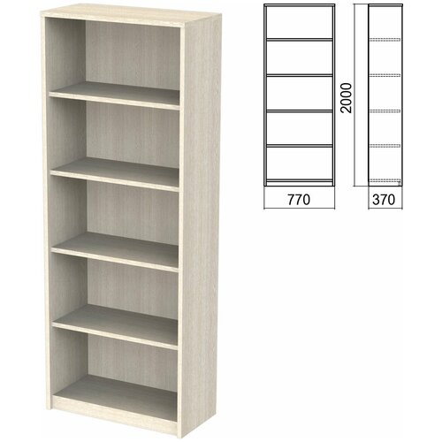 Шкаф стеллаж Арго 770х370х2000 мм 4 полки ясень шимо 14454₽