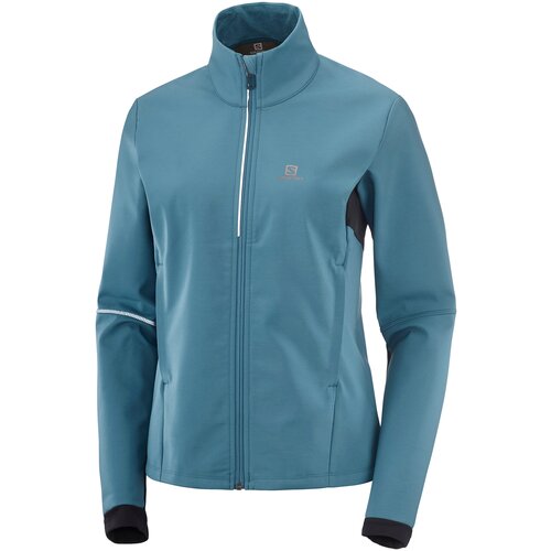 фото Куртка беговая salomon agile softshell jkt w mallard blue/black (us: l)