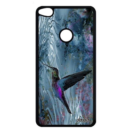 фото Ударопрочный чехол для телефона // huawei p9 lite 2017 // "колибри" маленький природа, utaupia, серый металлик