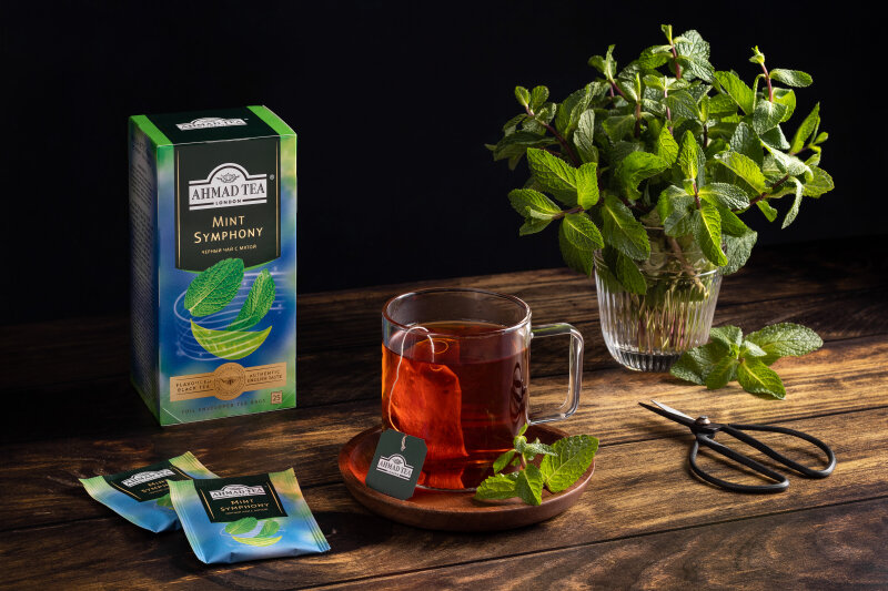 Чай черный Ahmad Tea Мятная симфония в пакетиках 1,8 г х 25 шт - фото №7