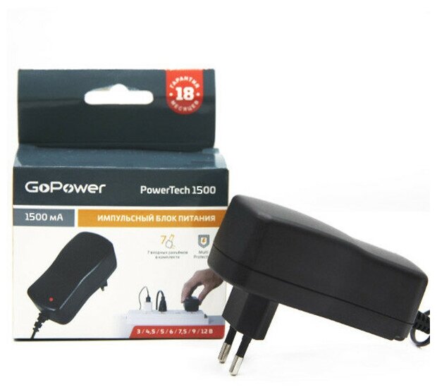 Блок питания GoPower PowerTech 1500 импульсный
