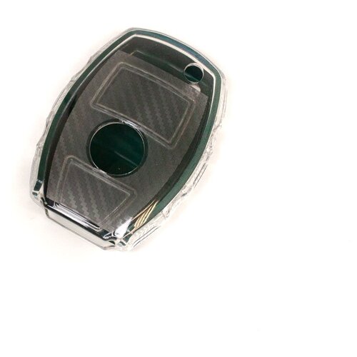 Чехол на ключ Mercedes силиконовый зеленый