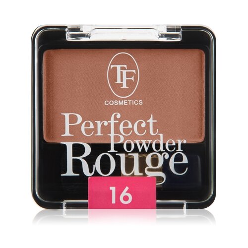 TF Cosmetics румяна компактные Perfect Powder Rouge, 16 ириска tf cosmetics румяна компактные triumph blush 83 пыльная роза