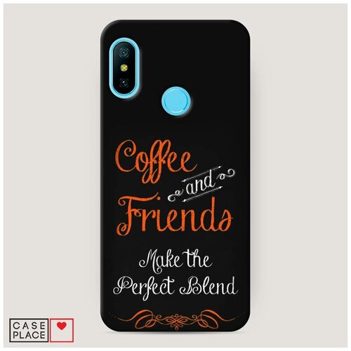 фото Чехол пластиковый xiaomi redmi 6 pro coffee and friends case place
