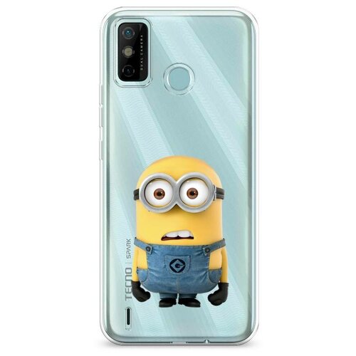фото Силиконовый чехол "чее?" на tecno tecno spark 6 go / техно спарк 6 го case place